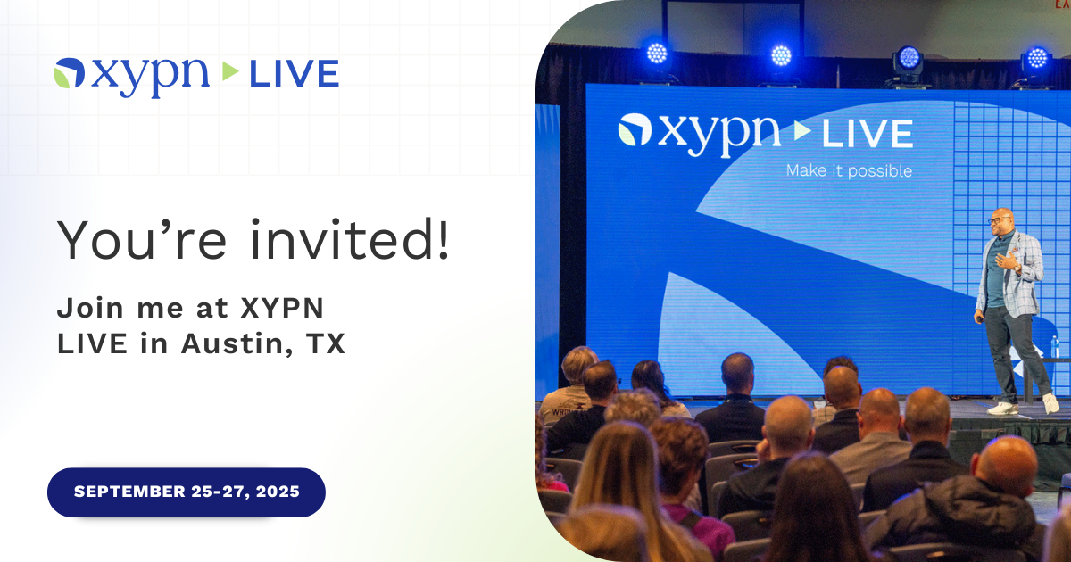 Join me at XYNP LIVE in Austin, TX