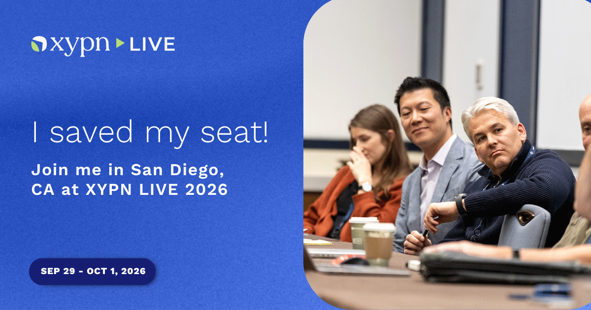 XYPN LIVE | I Saved My Seat